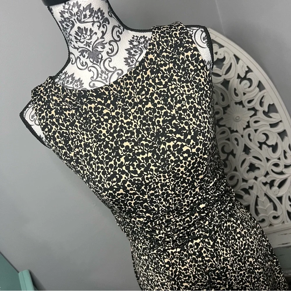 Jessica Howard Ditsy Floral Geo Sleeveless Dress Size 6 NWOT Wedding Guest - Picture 3 of 14